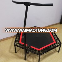 Gym Equipment Jumping Workout Trampoline Exercise With Handle Bar