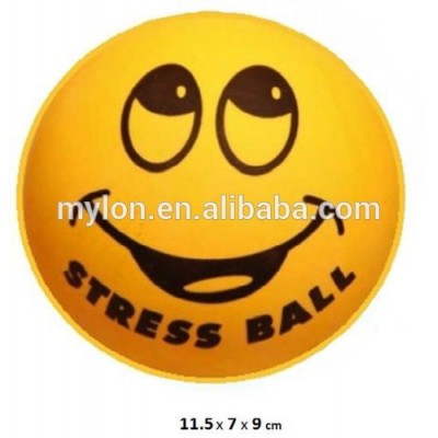 Large Smiley Face Stress Ball Tension Relaxation Relief Foam Hand Squeezy